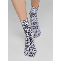CONTE FANTASY Плотные носки с вывязанным рисунком «сердечки»
