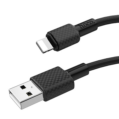 Кабель USB - Apple lightning Hoco X29 Superior  100см 2,4A  (black)