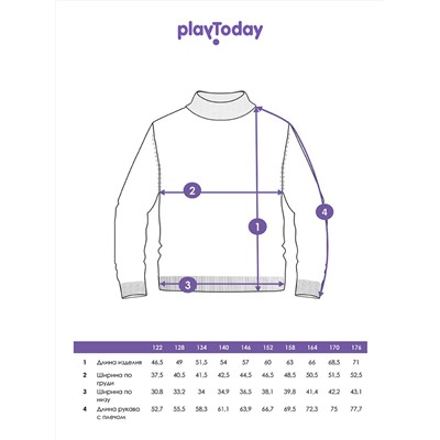 437155 PLAYTODAY Водолазка