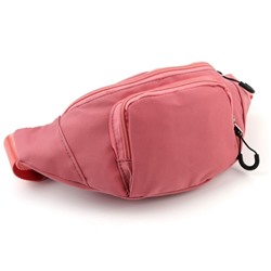 Поясная текстильная сумка 7171 Розовый