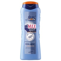 For Men Max Sport Гель-душ для мытья волос и тела для мужчин Тройной эффект 400мл