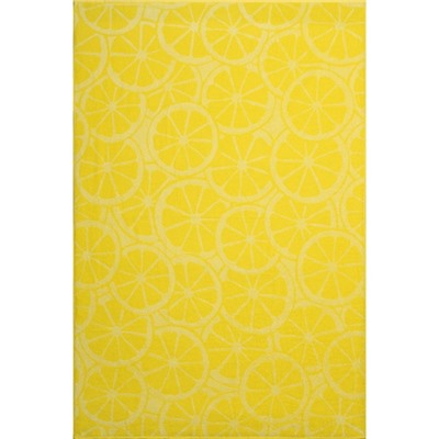 Полотенце махровое Lemon color, 50х90 см, цвет жёлтый