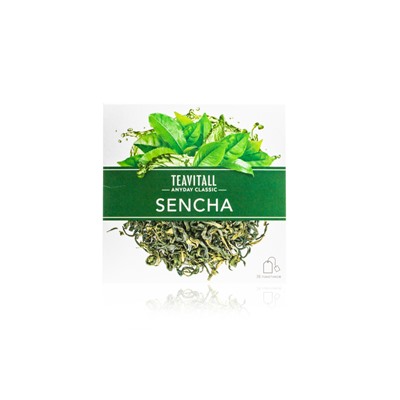 Чай зеленый TEAVITALL ANYDAY CLASSIC «Сенча», 38 ф/п