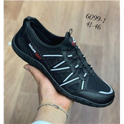 Мужские кроссовки 6099-1 черные