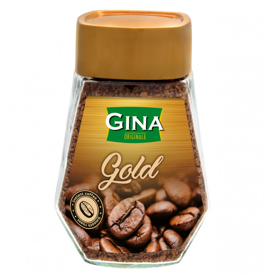 Купить Кофе растворимый Gina Gold 200 гр по выгодной цене на сайте совместн...