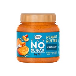«Smart Formula», арахисовая паста Say No Sugar без сахара с дробленым арахисом 26% протеина, 270 г