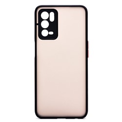 Чехол-накладка - PC041 для "OPPO A16/A16s" (black/black)  (203409)