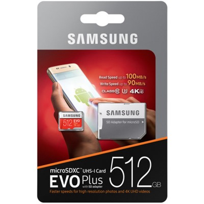 Карта памяти microSD EVO 512GB