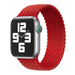Ремешок ApW14 для "Apple Watch 42/44/45 mm" тканевый монобраслет S (red)