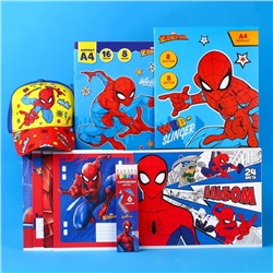 Подарочный набор для мальчика, 9 предметов, Человек-паук