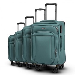 Комплект из 4-х чемоданов MIRONPAN  50126 Бирюзовый