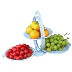 Подставка фруктовница для фруктов "Creative Folding Fruit Plate" (в ассортименте)