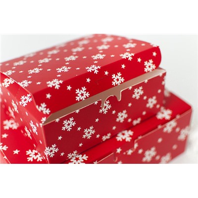 Рождественская подарочная коробка ZD001-1, заказ от 3 шт.