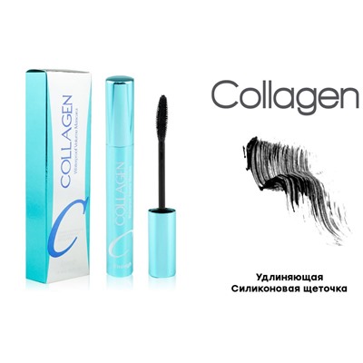 (Китай) Стойкая тушь Collagen Enough, Удлиняющая