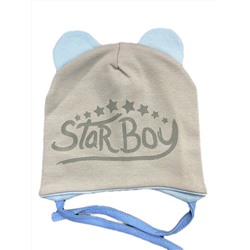 Шапка для мальчика Star Boy 9.002 cв.сер