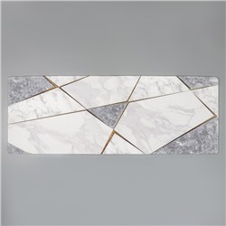 Коврик для ванной Доляна «Мрамор», 45×120 см