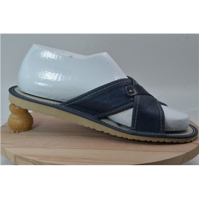 064-46 Обувь домашняя (Тапочки кожаные) размер 46