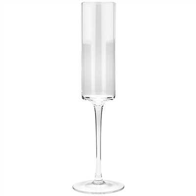 "Шопен" Бокал стеклянный 180мл, д4,5см, h25см, для шампанского, тонкостенное, прозрачное стекло (Китай) Цена указана за штуку. В коробке 6 штук.