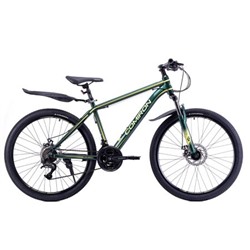 Велосипед 26" рама 17" 21sp GT710 J COMIRON UNIVERSE нефрит перламутровый попкорн перламутровый зелёный глянцевый