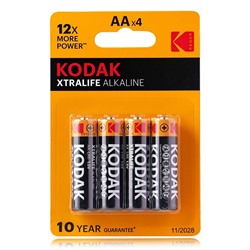 Батарейка AA Kodak xtralife LR06 (20) ЦЕНА УКАЗАНА ЗА 1 ШТ