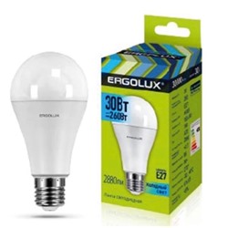 Ergolux LED-A70-30W-E27-4K ЛОН 30Вт E27 4500K 180-240В /1/10/100/ 14229