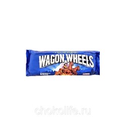 Печенье Wagon Wheels , покрытое глазурью с ароматом шоколада Jammie, 228г