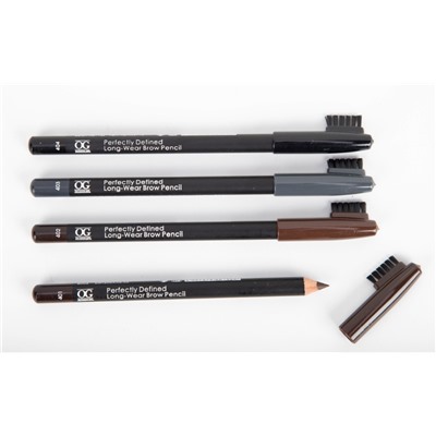 OG-ML2116 Карандаш для бровей с щеточкой №404 чёрный,Long-Wear Brow Pencil