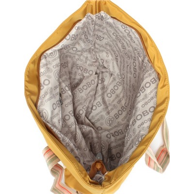 Сумка женская текстиль BoBo-1639,   1отдел,  плечевой ремень,  желтый 260728