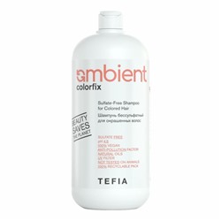 TEFIA  Ambient Шампунь бессульфатный для окрашенных волос / Colorfix Sulfate-Free Shampoo for Colored Hair 4.5 pH, 950 мл