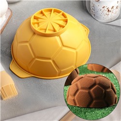 Форма для выпечки круглая 22,5×19 см "Футбольный мяч", цвет МИКС