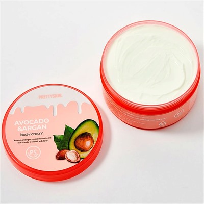 Питательный крем для тела с экстрактом авокадо и аргановым маслом Prettyskin Avocado Argan Body Cream 300 mlКорейская косметика по оптовым ценам. Популярные бренды Корейской косметалогии в интернет магазине ooptom.ru.