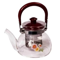 Чайник заварочный стеклянный с фильтром Tea and coffee Pot 1400мл