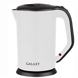 Чайник Galaxy GL 0318. 1,7л. 2000Вт. ДВОЙНАЯ СТЕНКА. Белый /1/6/
