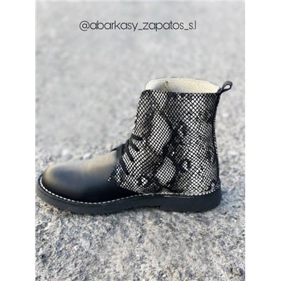 Ab. Zapatos 27025 serpiente · NEGRO АКЦИЯ