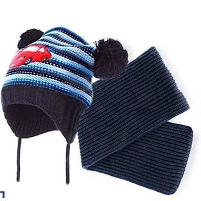 ESLI 13С-60СП; 13С-61СП Комплект детский трикотажный: шапка и шарф