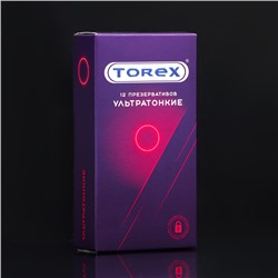 Презервативы Torex, ультратонкие, 12 шт.