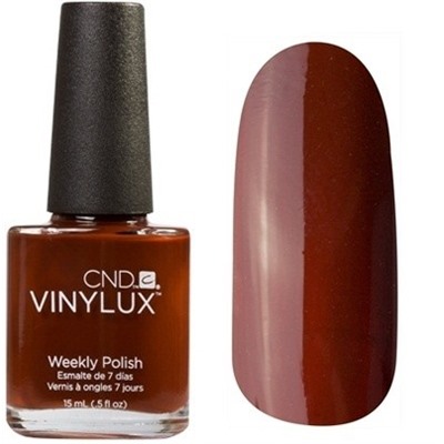 CND Vinylux лак №161 коричневый (эмалевый)