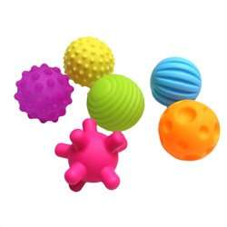 Набор силиконовых тактильных мячиков - Touch Ball