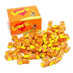 Жевательная резинка "Love is" апельсин-ананас 100шт