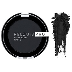 RELOUIS. Тени для век Pro Eyeshadow Matte №17 Carbon