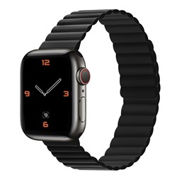 Ремешок - ApW32 Apple Watch 38/40/41мм силикон на магните (black)