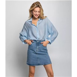 Джинсовая юбка #КТ3302 (1)-1, синий