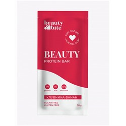 Батончик протеиновый "Beauty" с клубнично-банановым вкусом