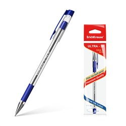 ErichKrause® Ручка шариковая "Ultra-30" синяя в пак. (поштучно) арт.13879