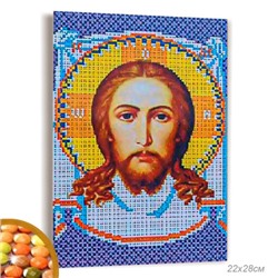 Алмазная мозаика на холсте 22х28 Иисус Христос / MN20179 /уп 100/ПРОМО АКЦИЯ