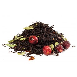 Чай Gutenberg чёрный ароматизированный "Брусничный" Premium, 0,5 кг