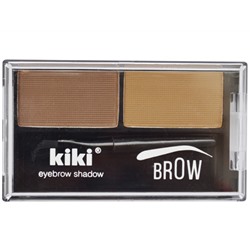 Kiki. Тени для бровей Brow №02 2.68г коричневый и золотисто-коричневый