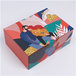 Коробка сборная Love, 30 × 23 × 12 см 7119019