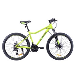 Велосипед 26" рама 17" 21sp GT610 L COMIRON FLAME цвет: лайм (Light lime)