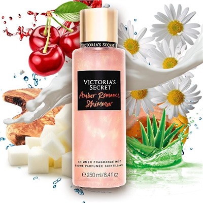 Мерцающий спрей-мист для тела Victoria's Secret Amber Romance Shimmer 250мл